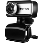 CANYON Enhanced 0.3 Megapixels resolutions webcam with USB 2.0 connector, 360 rotary view scape, sensitive microphone, multifunctional pedestal and compatible with Windows OS and MAC OS