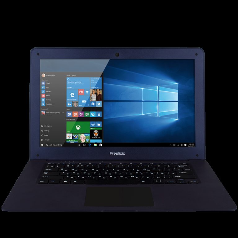 Prestigio SmartBook 141A01 (14.1″ TN 1366*768, Intel Atom Z3735F, 2GB+32GB, camera 720P,10000 mAh,OS Windows 10 Home, BT, WI-FI, USB 2.0*2, mini HDMI,  micro SD support up to 128 GB, keyboard EN/RU) Dark Blue