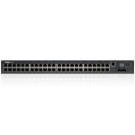 Dell Networking N2048, L2, 48x 1GbE + 2x 10GbE SFP+ fixed ports, Stacking, IO to PSU airflow, AC