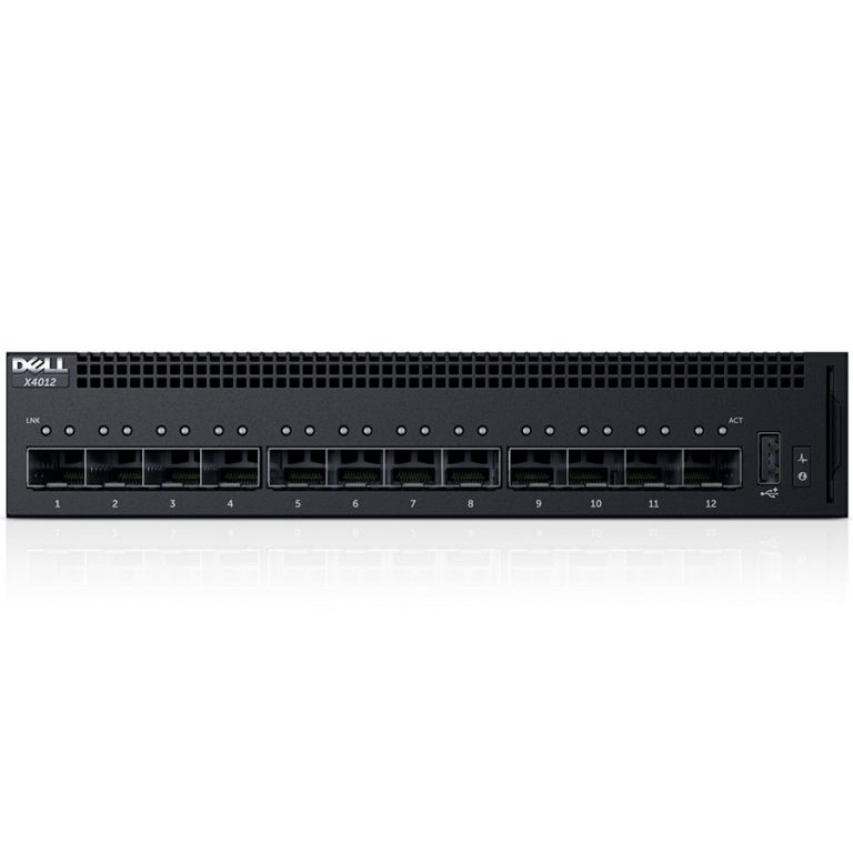 Dell Networking X4012 Smart Web Managed Switch, 12x 10GbE SFP+ ports