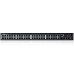 Dell Networking N1548, 48x 1GbE + 4x 10GbE SFP+ fixed ports, Stacking, IO to PSU airflow, AC