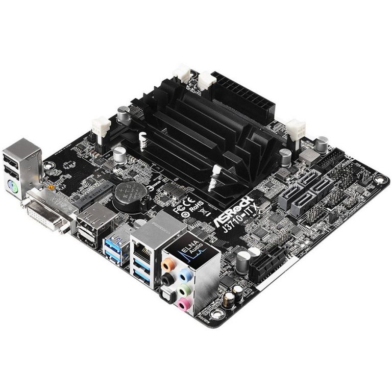 ASROCK Main Board Desktop (J3710 2.64GHz, DDR3 SO DIMM, 1xPCI 2.0×1,DVI,HDMI,DP, 8ch, GLan,SATAIII,) Mini-ITX Box