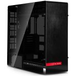 Chassis In Win 909  Full Tower Aluminium, Tempered Glass E-ATX, ATX, Micro-ATX, Mini-ITX, Front Ports 3xUSB 3.0 1xUSB 3.1 Type-C HD Audio,540x231x575,2×120/140 Fans: 2×120/140/1×120/3×120 or2x40/2×120/140, Radiators 1×280/1×120/1×360/1×240,Black/Red