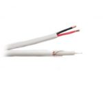 Coaxial cable RG59+2C power cable, 305 m.