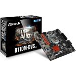 ASROCK H110 (S1151, 2xDDR4,1xPCIE3.0 x16,1 x PCIE2.0 x1, 4xSATAIII, USB2.0, USB3.0, GLAN,VGA, DVI-D) mATX