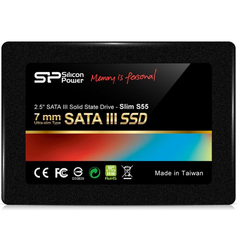 SILICON POWER S55 Solid State Drive 120GB, 2.5″, 7mm, SATA III 6Gbps, Read up to 550MB/s, Write up to 420MB/s, IOPS Up to 