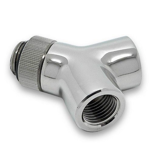 EK-AF Y-Splitter 2F1M-R G1/4 – Nickel