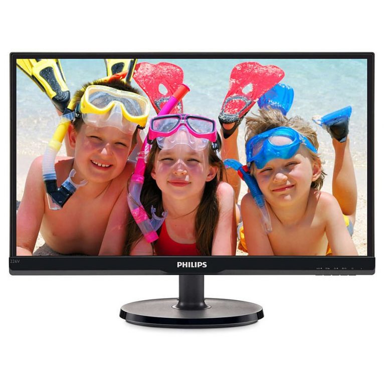 Philips LCD monitor 226V6QSB6 V Line 22 (21.5″ / 54.6 cm diag.) Full HD (1920 x 1080) IPS, WLED, 178/178 vga, DVI