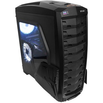 Chassis DELUX ME 901 Midi Tower, ATX, USB2.0,USB 3.0 without PSU, Black