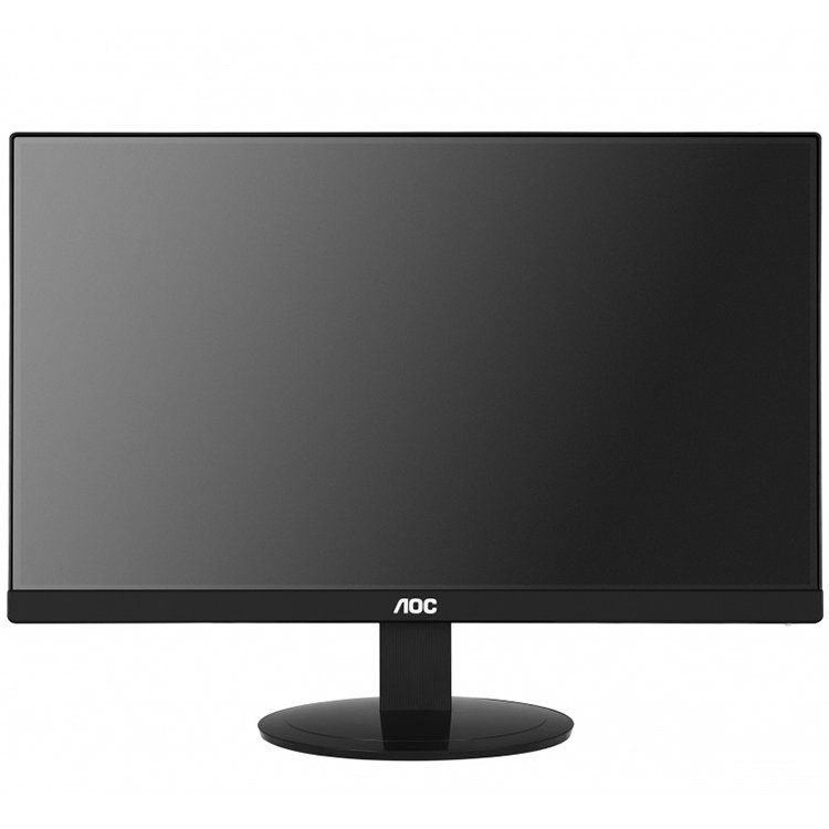 AOC Monitor LED I2480SX IPS (23.8”, 16:9, 1920×1080, IPS, 250 cd/m², 1000:1, 20M:1, 5 ms, 178/178°, VGA, DVI, Tilt: -5/+23°, Vesa) Black, 3y