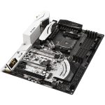 ASROCK Main Board Desktop AM4 X370 (SAM4,4xDDR4,2xPCI 3.0×16, 2xPCI Ex1, SATA III,M2,USB3.0,GLAN) ATX Retail