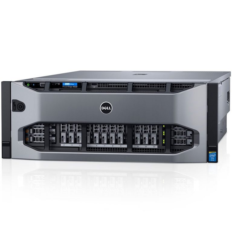 R930,4xXeon E7-8890,2.5″ Chassis with up to 24 Hdd,Dual PERC H730P RAID2 GB Cache,1TB RAM(32×32),15×1.92TB SSD+3x800GB SSD,DVD+/-RW,4 PSU 1,1KW,Intel X710 DP 10Gb DA/SFP+, + I350 DP 1Gb Ethernet, Network Daughter Card,rails with CBA,5Y PS+ 4H MC