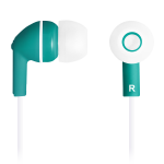 CANYON Stereo earphones with micophone, Green