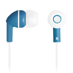 CANYON Stereo earphones with micophone, Dark blue