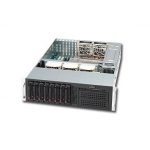 Supermicro Server Chassis CSE-835TQ-R920B, 3U, MB E-ATX 13.68×13, 8×3.5 hot swap SAS3/SATA2, 1xSlim DVD Optional, 1+1 920W RPS, 7xFF slots, 5xFan, Rails, Black