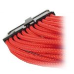 GELID 24pin Power extension cable 30cm individually sleeved RED