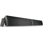 Bluetooth Sound Bar Audio System F&D T-180X 20Wx2 (RMS) 3” full range driver and 1” silk tweeter per channel , 20 – 20kHZ, 3D surround sound effect, Wireless IR full function remote control, CSR Bluetooth 4.0, Optical input