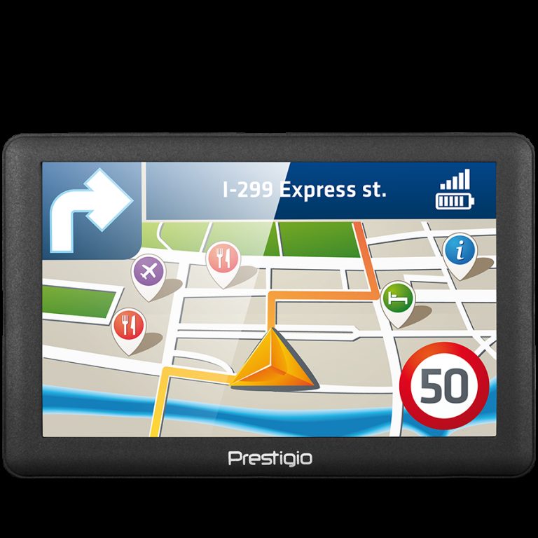 Prestigio GeoVision 5066 (5.0″, TFT, 800х480, Win CE 6.0, CPU MSTAR 2531A 800 MHz, 128 MB RAM, 4 GB internal, FM, 950 mAh, Dark Grey, Plastic)