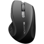 CANYON 2.4Ghz wireless mouse, optical tracking – blue LED, 6 buttons, DPI 1000/1200/1600, Black pearl glossy