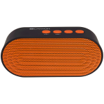 CANYON Portable Bluetooth V4.2+EDR stereo speaker with 3.5mm Aux, microSD card slot, USB / micro-USB port, bulit in 300mA battery, Black and Orange