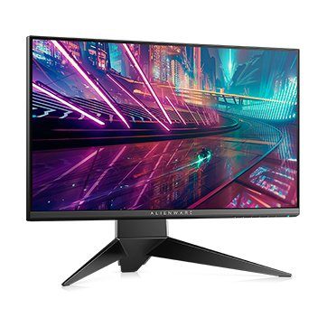 Alienware 25”,1920 x 1080,240Hz ,16:9,1 ms,TN,1000:1,170°/160°,400 nits,DP 1.2,HDMI 1.4,4 x USB3.0,Audio Out,NVIDIA G-SYNC technology,HAS, Tilt, Pivot, Swivel,black