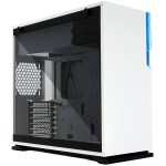 Chassis In Win 101C RGB LED Mid Tower,SECC,ABS,PC,Tempered Glass,ATX,Micro-ATX,Mini-ITX,Max:12″x10.5″,1XUSB 3.1 Gen 2 Type-C,2xUSB 3.0 HD Audio,1x120mm Rear Fan/120 mm Radiator 2x120mm Side Fan/240mm Radiator 3x120mm Bottom Fan/360mm Radiator,RGB LED,white