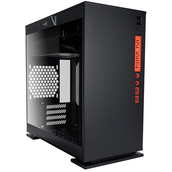 Chassis In Win 301 Mini Tower,Tempered Glass,SECC,Micro-ATX, Mini-ITX,2xUSB 3.0,HD Audio,2x120mm Front Fan/240mm Radiator,1x120mm Rear Fan/120mm Radiator,2x120mm Bottom Fan(Occupy a PCI-E slot),PCI-Ex4,1×3.5″/2.5,2×2.5″,black