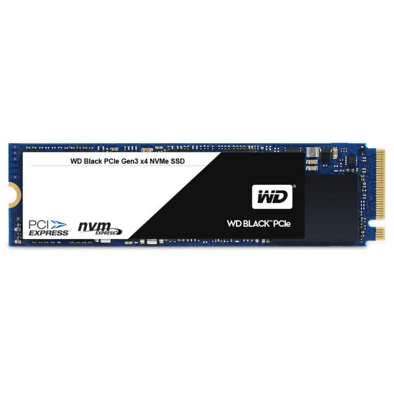 SSD WD Black (M.2, 512GB, PCIe Gen3 x4 NVMe-based, Read/Write: 2050 / 800 MB/sec, Random Read/Write IOPS 170K/134K)