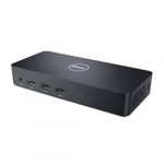 Dell USB docking station D3100, Power adapter, 2xUSB 2.0 USB Type A, 3x USB 3.0 – 9 pin, USB Type A, 2xdisplay/video – HDMI – 19 pin HDMI Type A, display/video – DisplayPort – 20 pin, DisplayPort, network – RJ-45, headphones 3.5mm, audio, USB 3.0