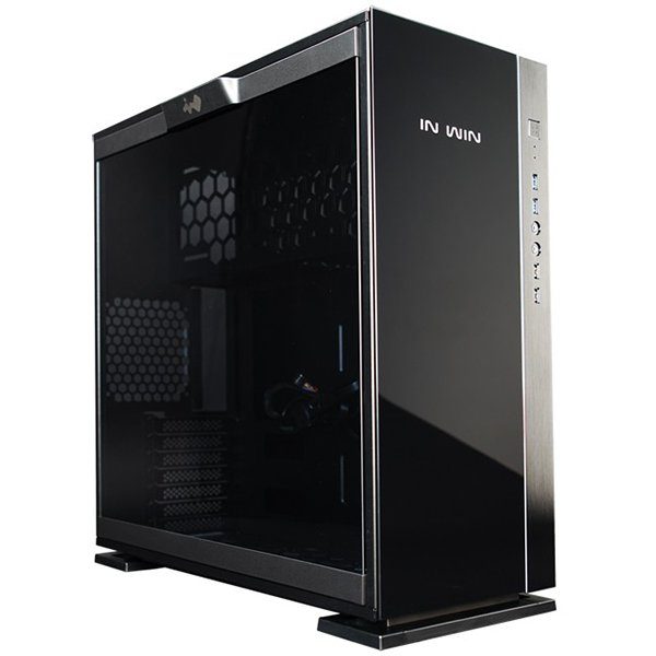 Chassis In Win 305 Mid Tower,Tempered Glass,SECC,12″ x 10.7″ ATX, Micro-ATX,Mini-ITX,PCI-E x 7,2xUSB 3.0,2xUSB 2.0,HD Audio,2×3.5″,2×2.5″ Pre-installed,1x120mm Rear Fan/120mm Radiator 3 x 120mm Top Fan/360mm Radiator 3x120mm Bottom Fan