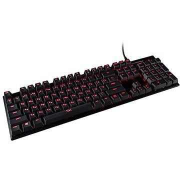 Kingston HyperX Mechanical Gaming Keyboard, Alloy FPS Pro (without numeric 10 keys), Cherry MX  red, USB charge port , EAN: 7406