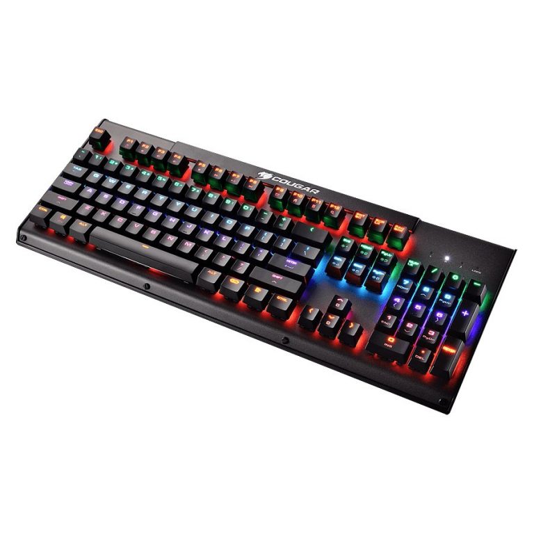 COUGAR Ultimus TTC Blue Switch RGB Mechanical Gaming Keyboard, N-key rollover RGB, 16.8 million colors, Full Key Backlight (Mult