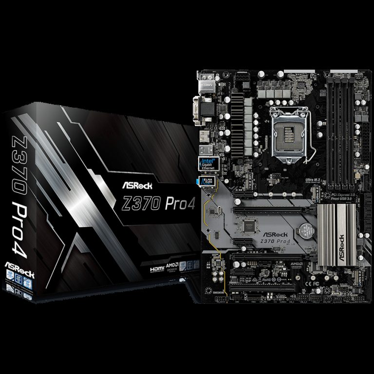 ASROCK Main Board Desktop Z370 (S1151, 4xDDR4,2xPCIe x16,3xPCI Ex1,1xPCI, 6 SATA3, 2xUltra M.2 ,GLAN,VGA, DVI, HDMI, 6 USB 3.1 ) ATX retail