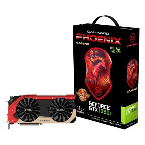 Gainward Video Card GTX1080Ti PHOENIX GS 11G GDDR5X 352B DVI HDMI DP*3