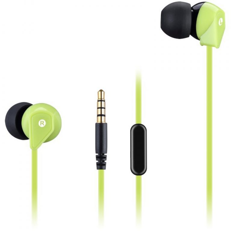 Fenda Anchor E220 plus Green/Black, Integrated microphone & call button – iPhone compatible