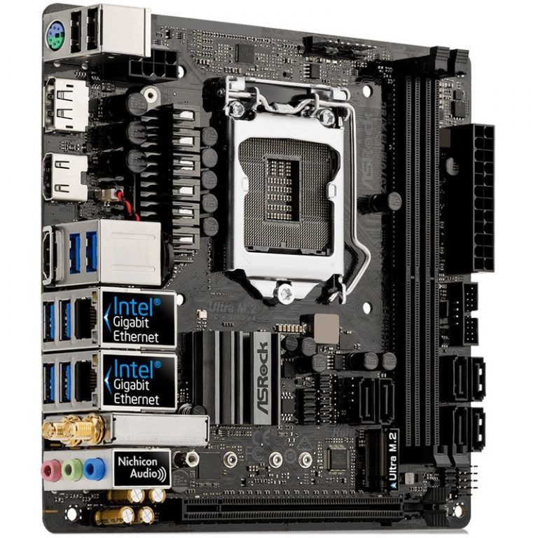 ASROCK Main Board Desktop Z370 (S1151, 2xDDR4,1xPCIe x16,6 SATA3, 1x M.2 ,GLAN,2xHDMI,DP,USB 3.1 ) mini ITX retail