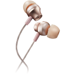 CANYON Stereo earphones with microphone, metallic shell, 1.2M, rose