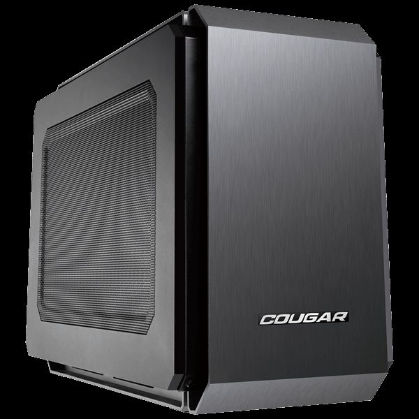 Chassis COUGAR QBX-EU, Mini-ITX Case,Dimension (WxHxD) 178x 291×384 (mm), Supports ONLY Slot Loading Slim ODD,Cooling System Max. Supported Installation: 7 Fans, CM, Fan Filter (Cleanable), Water cooling support