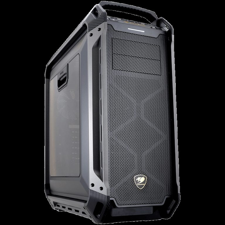 Chassis COUGAR PANZER MAX Full-Tower, Mini ITX/Micro ATX/ATX/ CEB/L-ATX/E-ATX (E-ATX upto 12″x11″), Water Cooling Support, Max. Graphic Cards Length 390mm, Max. CPU Cooler Height 170mm, CM, Dimension (WxHxD) 266x612x556 (mm)