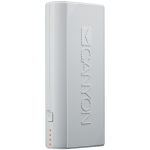 CANYON Power bank 4400mAh (Color: White), built-in Lithium-ion battery, output 5V2A, input auto-adjust 5V1A-2A, White