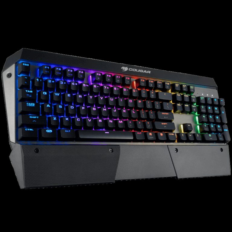 COUGAR ATTACK X3 SPEEDY Silver Cherry MX RGB Backlit Mechanical Gaming Keyboard, N-key rollover, Full key backlight-(RGB, 16.8 million colors), FPS/MMORPG/MOBA/RTS, On-board memory, COUGAR UIX™ System, Aluminum/Plastic,