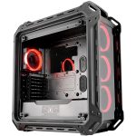 Chassis COUGAR PANZER EVO Full-Tower, Mini ITX/MicroATX/ATX/ CEB/L-ATX/E-ATX (E-ATX up to 12″x11″ ), Max. Graphics Card Length-390mm/15.35 (Inch),Max. CPU Cooler Height-170mm/ 6.69 (Inch), CM, Water Cooling Support,USB3.0x2/USB2.0x2 Micx1/Audiox1