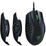 Razer Naga Trinity – Multi-color Wired MMO Gaming Mouse,With interchangeable side plates for 2, 7 and 12-button configurations,16,000 DPI 5G optical sensor,Up to 19 programmable buttons,Multi-Award Winning Razer™ Mechanical Switches