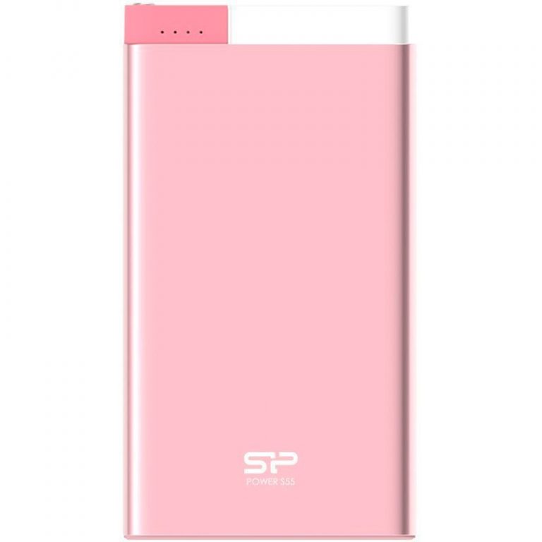 SILICON POWER (Power Bank)5000mAh,Power BankPetroleum S55,Pink