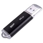 SILICON POWER (USB Flash Drive) UFD 2.0, Ultima U02, 64GB, BLACK