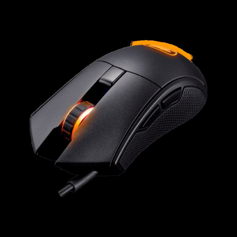 COUGAR Revenger S Gaming Mouse, 100-12000 DPI, PixArt PMW3360 Optical gaming sensor,2000Hz Polling rate, On-board memory-512KB,COUGAR UIX™ System, 50M OMRON gaming switch,RGB, 16.8m colors,Golden-plated USB plug, 1.8m