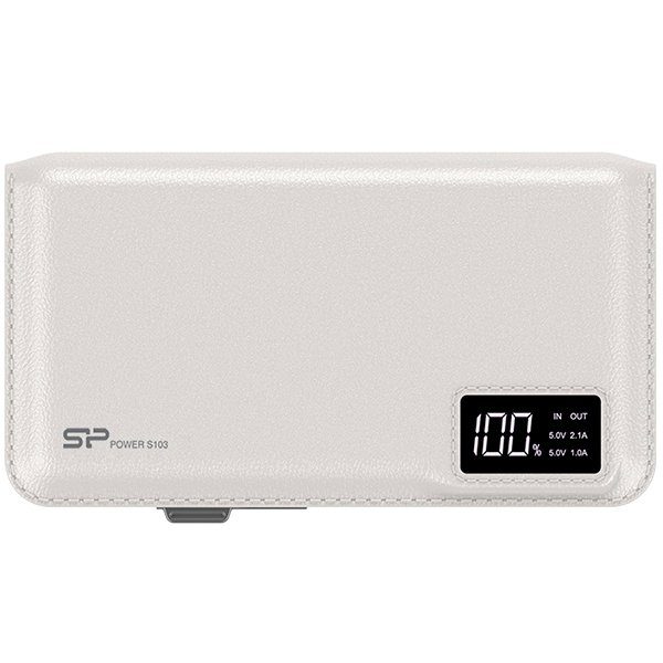 SILICON POWER (Power Bank)10000mAh,Power BankPetroleum S103,White