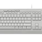 MICROSOFT Wired Keyboard 600 USB Port English International Europe White