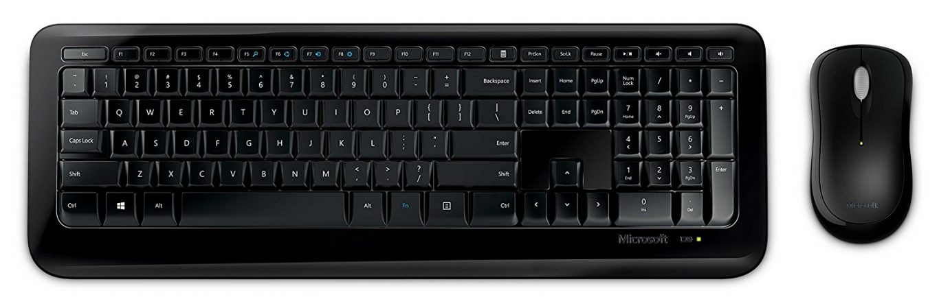 Клавиатура MICROSOFT Wireless Desktop 800 + Мишка, Multimedia Function, Черен, С опаковка, 1-pk