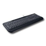Keyboard MICROSOFT Wired Keyboard 600 USB 2.0, Waterproof, Multimedia Function, Black, Retail, 1pk